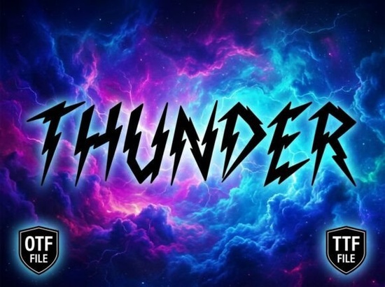 Thunder Font
